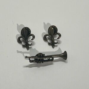 Goorin Bros. New Orleans Brass Pin Set (Lot Of 3)